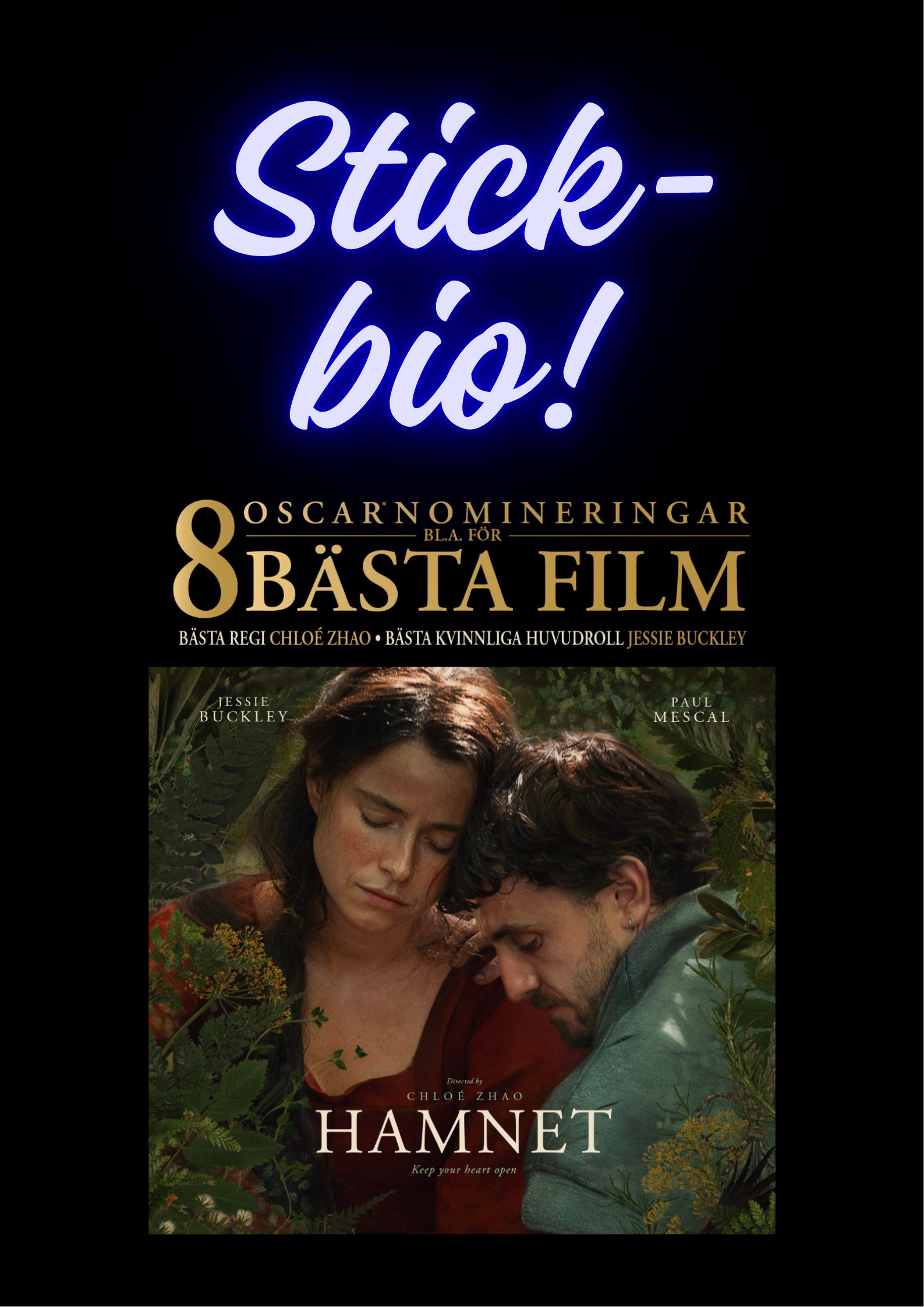 Poster: Stickbio den 12/4