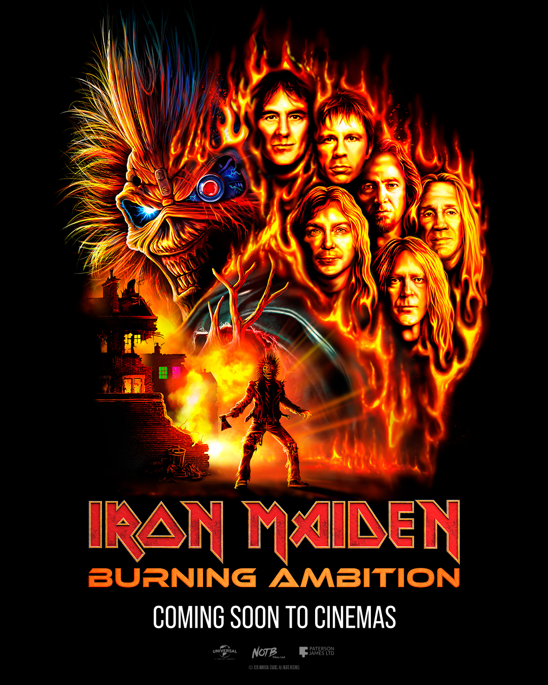 Poster: Iron Maiden: Burning Ambition